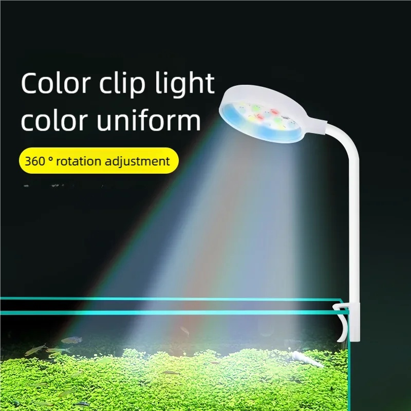 Aquarium Marine Lights - 3W LED Clip-On Aquarium Light Full