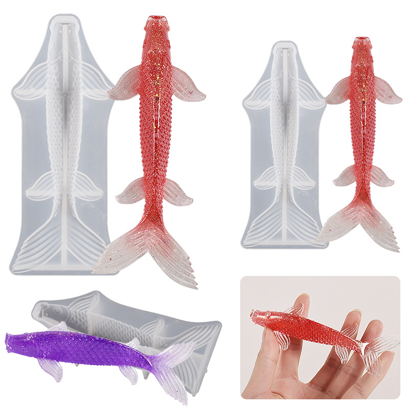3D Koi Fish Shaped Epoxy Resin - đánh giá và giá Aquarium Marine Fish