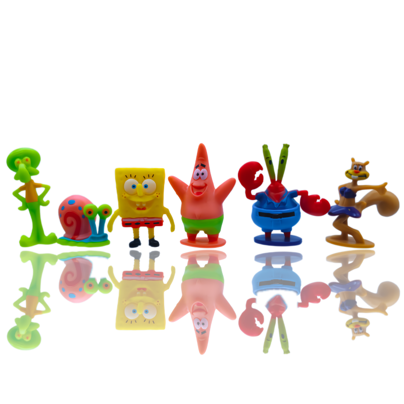 6pcs SpongeBob Fish Tank Decor - đánh giá và giá Aquarium Marine Fish