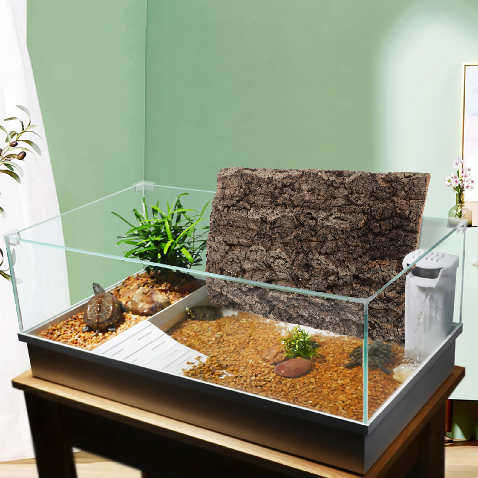 Natural Cork Bark Background B - đánh giá và giá Aquarium Marine Fish