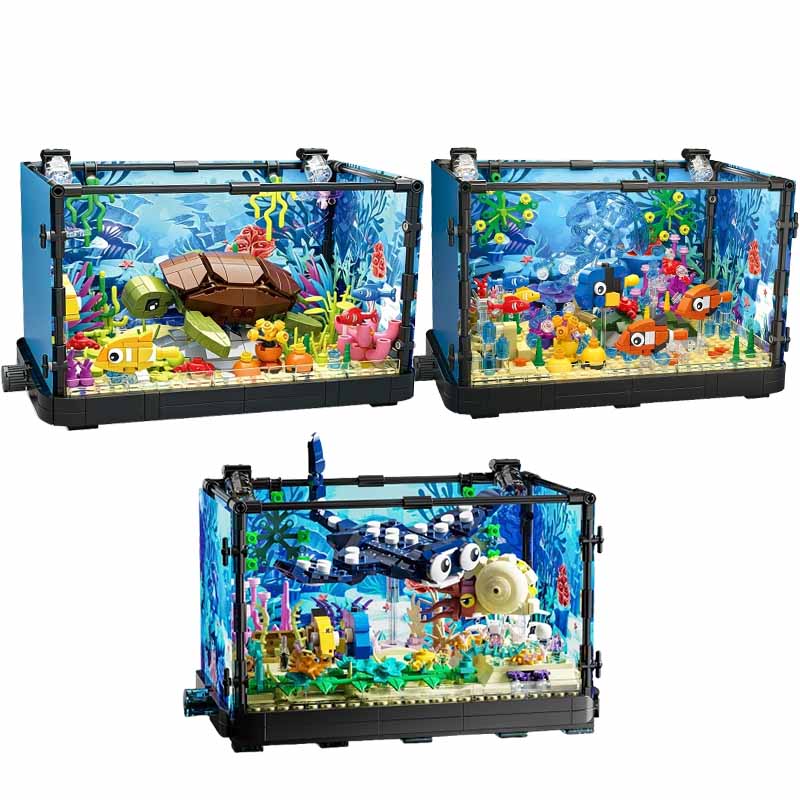 Fish Tank Building Block Set w - đánh giá và giá Aquarium Marine Fish