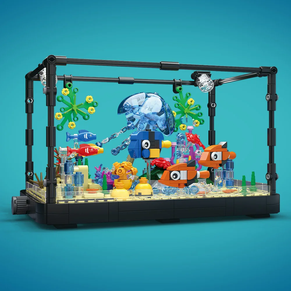 Fish Tank Building Block Set w - đánh giá và giá Aquarium Marine Fish