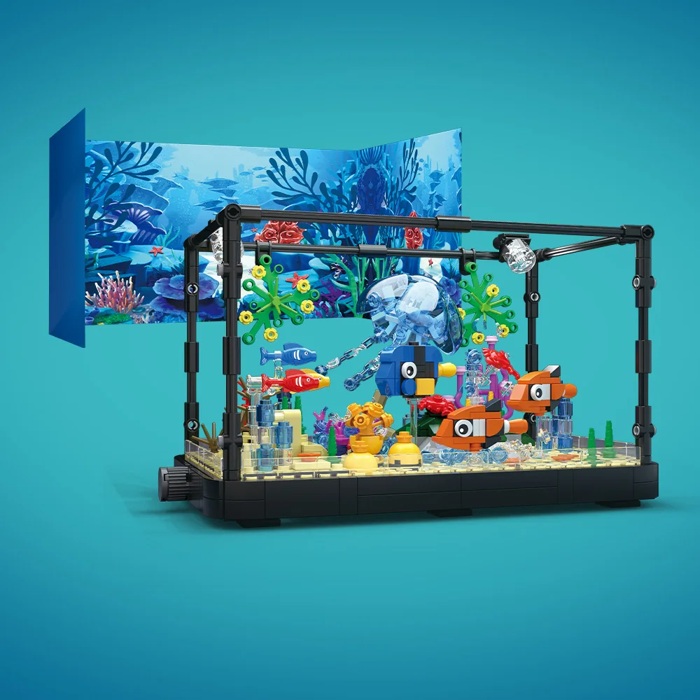 Fish Tank Building Block Set w - đánh giá và giá Aquarium Marine Fish