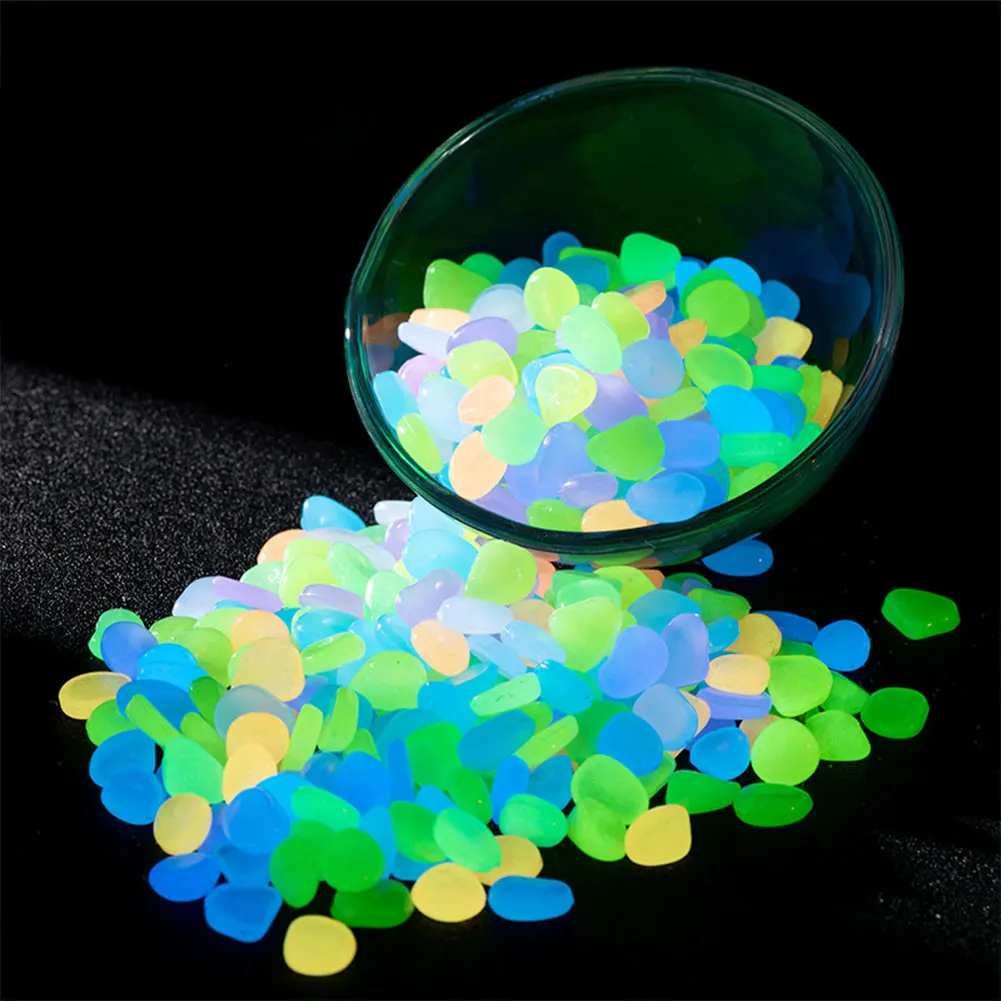 100Pcs Pebbles Glow In The Dar - đánh giá và giá Aquarium Marine Fish