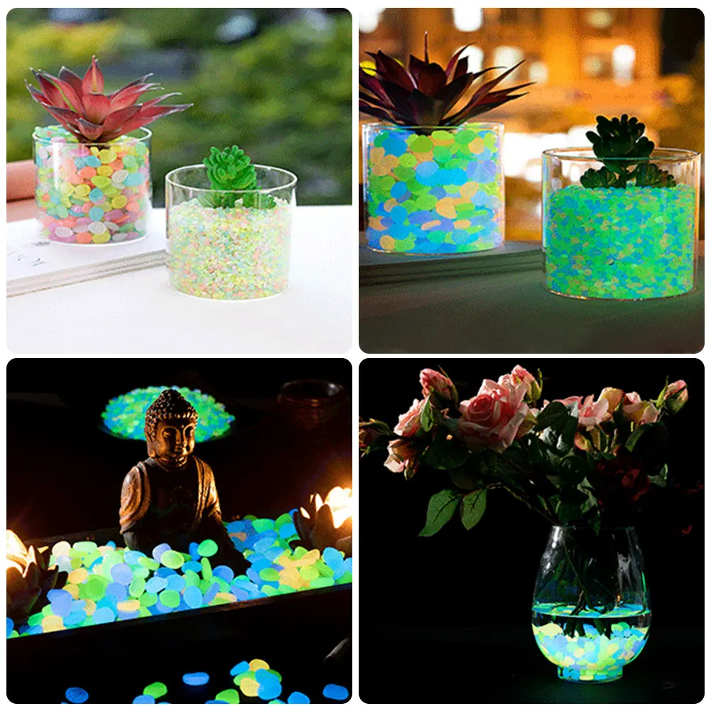 100Pcs Pebbles Glow In The Dar - đánh giá và giá Aquarium Marine Fish