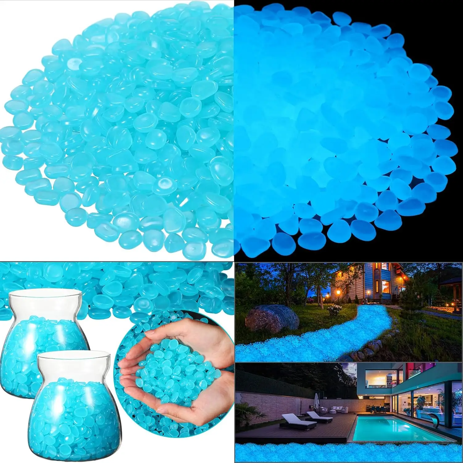 500Pcs Glow in The Dark Garden - đánh giá và giá Aquarium Marine Fish